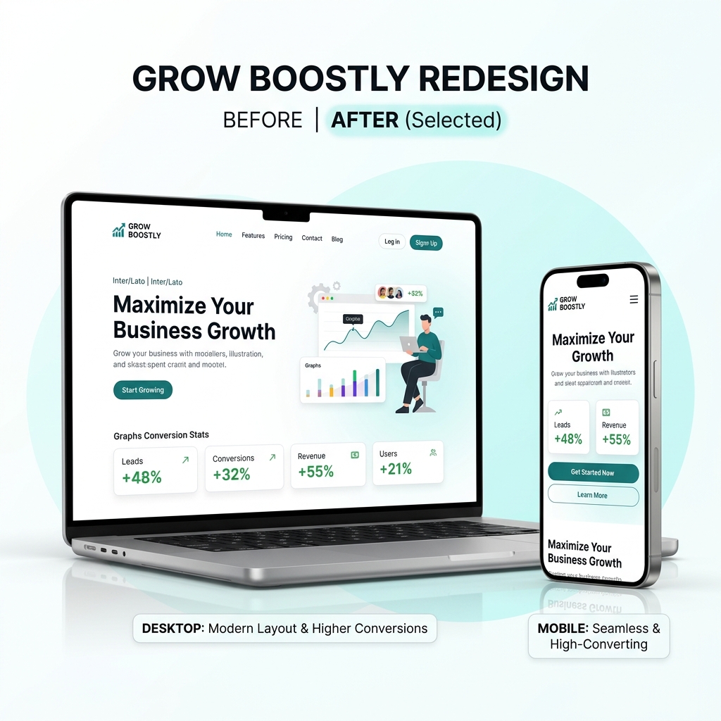 Website Redesign Mockup